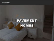 Tablet Screenshot of pavementhomes.com